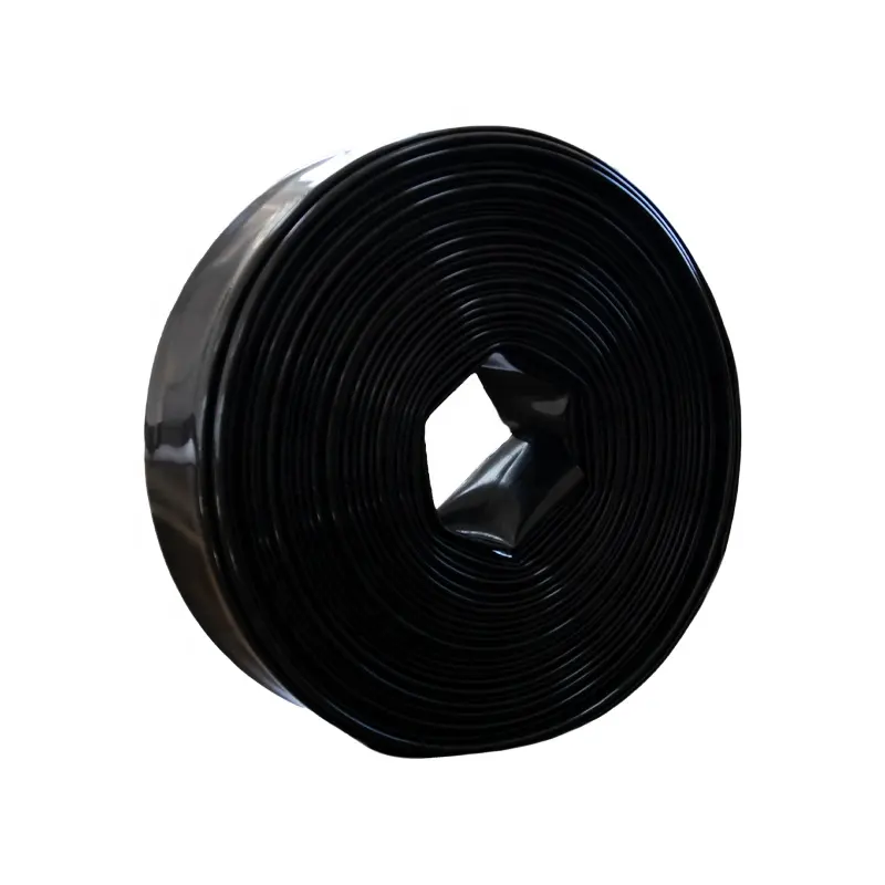 3 inch or 4 inch black PE lay flat hose