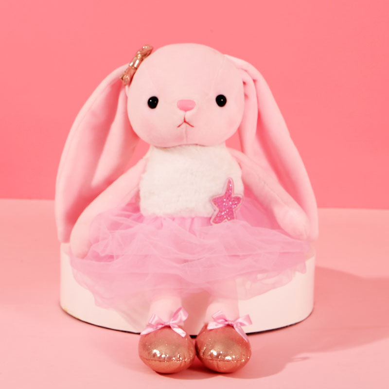 Conejo de ballet rosa