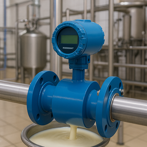 Convertidor de caudalímetro electromagnético Rs485 +/-0.5% +/-1% +/-0.2% Caudalímetro electromagnético alimentado por batería - Product Image 3