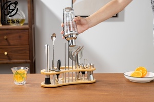 MCSS การออกแบบใหม่ Barware เครื่องมือราคาโรงงานค็อกเทลเชคเกอร์ชุดจิ๊กเกอร์อุปกรณ์บาร์ค็อกเทลเชคเกอร์ชุด - Product Image 3