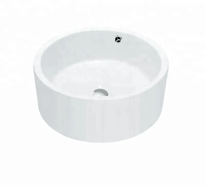 纯白色固体表面水槽Wc盆/卫生间洗手盆/迷你洗手盆水槽 - Product Image 5