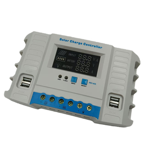 Контроллер солнечного заряда 60A PWM 10A 20A 30A 40A 50A 12v/24v 4USB выход 5V/2A выключенный контроллер солнечного зарядного устройства - Product Image 1