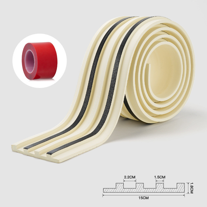 Largeur 15 cm, longueur 3 mètres, épaisseur 1,5 cm