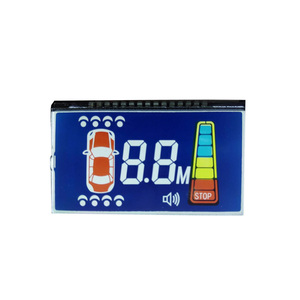 Prezzo competitivo 7 segmenti sfondo verde Mono colore FSTN schermo LCD