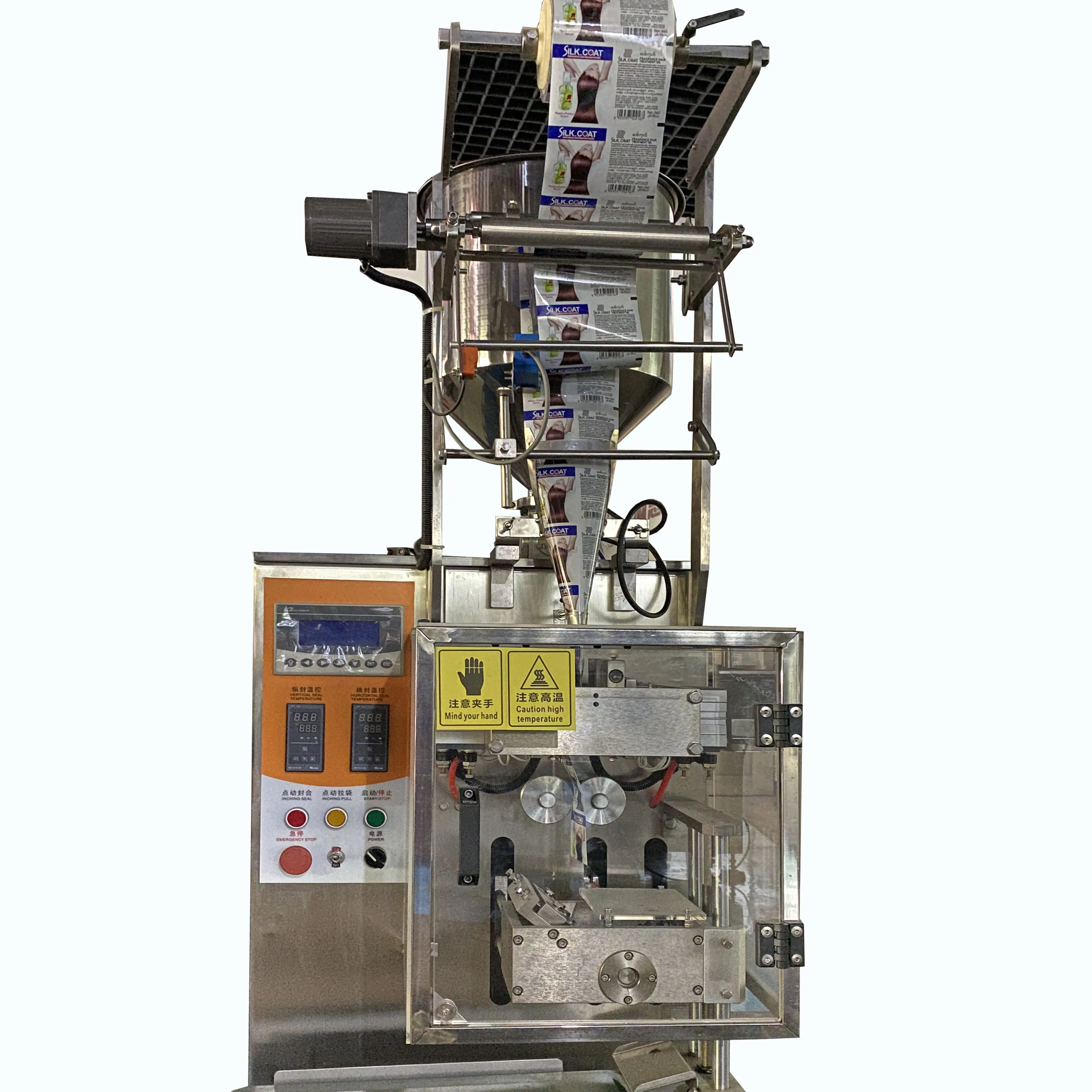 Máquina de enchimento de líquido multifuncional, máquina de enchimento de creme para saquinhos e embalagens