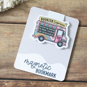 <strong>Bookish</strong> Book Club Lover Gifts Custom Printing Paper Magnet Magnetic Bookmarks Book Stopper Book Marker