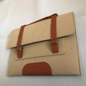 Vải Lanh Đơn Giản Nhưng Thanh Lịch Vải Nỉ Túi Tập Tin Danh Mục Đầu Tư Văn Phòng Túi Học Tập Văn Phòng Phẩm Thư Mục Tập Tin - Product Image 3