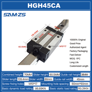 Direct Workshop Price Dust-Proof <strong>Linear</strong> <strong>Slide</strong> Assemblies for CNC Woodworking Tools New <strong>Linear</strong> Motion <strong>Guide</strong> Core Motor Component - Product Image 2