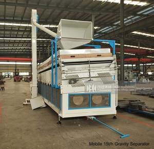 Mesa de gravedad móvil, máquina de clasificación de la densidad de semillas de coco, granos de café, girasol, 15MT - Product Image 5
