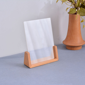 4x6 inç masa üstü dekoratif çift yan preslenmiş çiçek yüzer çerçeve rustik ahşap akrilik fotoğraf çerçevesi ahşap fotoğraf çerçeveleri - Product Image 2