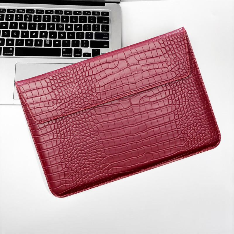 Crocodile pattern purple red