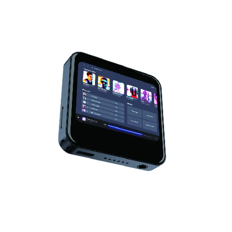 HBNKH-reproductor Mp4 portátil con pantalla táctil de 2,3 pulgadas, memoria integrada, descarga de música, con altavoz