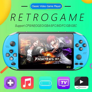 Handheld <strong>Game</strong> Console with Built-in 2000+Classic <strong>Games</strong> Emulator TV Output Video Player <strong>5.1</strong> Inch Screen 8G+32G with AV Cable