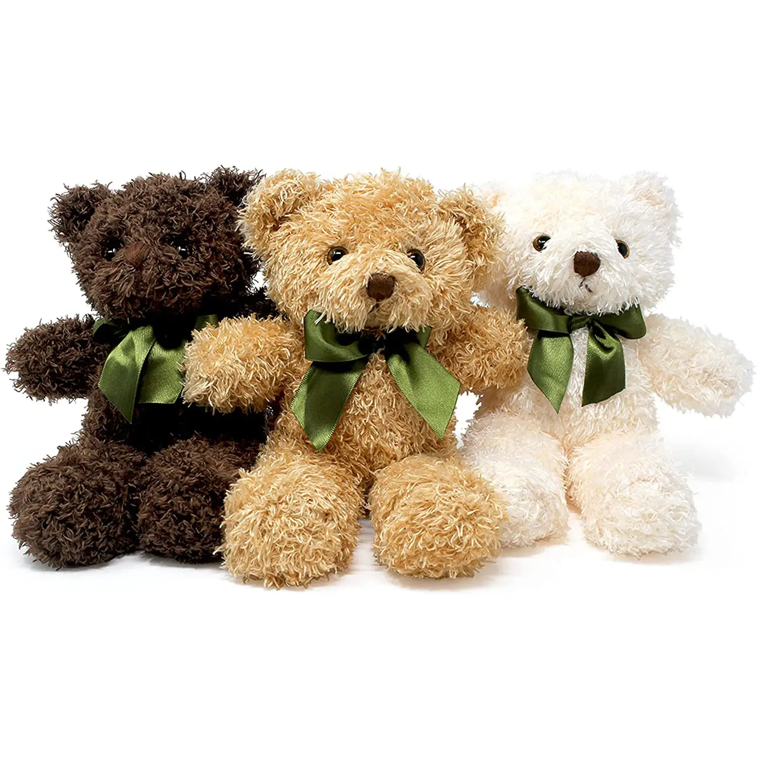 China Suppliers Wholesale Soft Bear Stuffed Plush Teddy Bear 3-Pack of Stuffed Bears