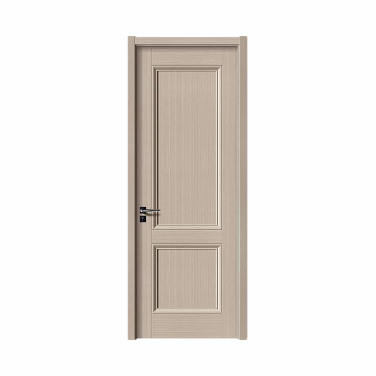 Modern Simple design Pvc finished veneer Melamine board with tempered glass Interior swing wooden door or sliding door