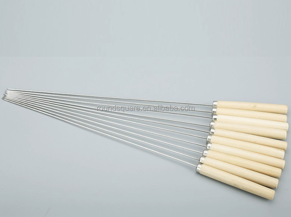 2. 5 madera redonda, diámetro 1.9mm, longitud 33cm