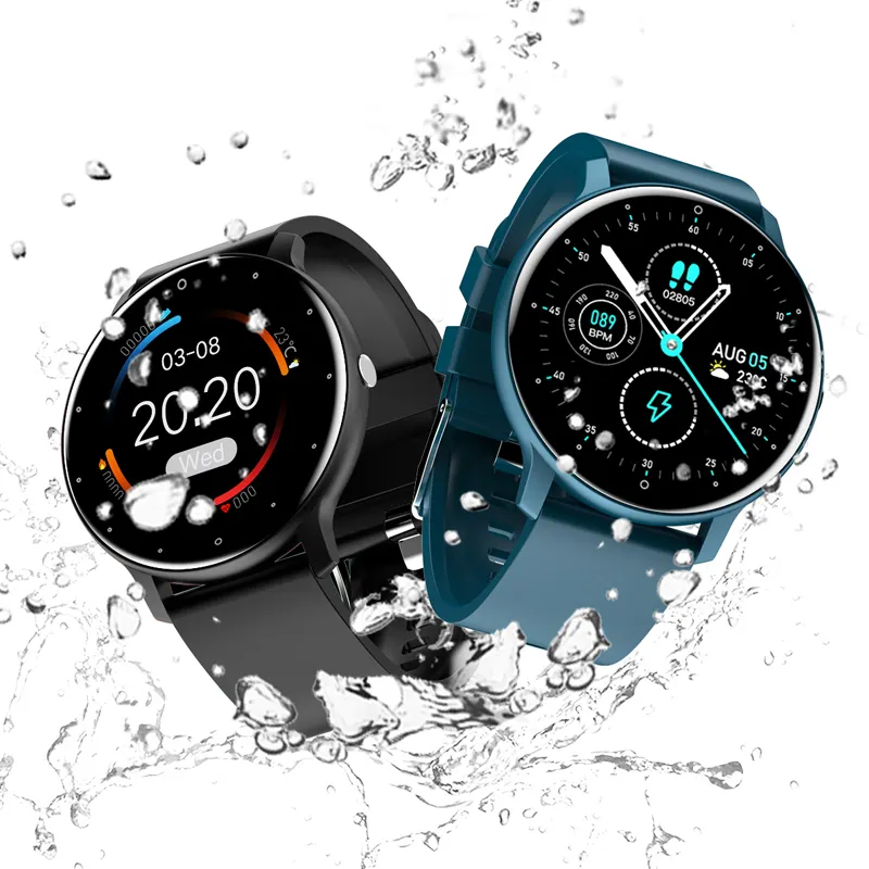 Maxtop-ساعة يد 2018 كورية, ساعة يد 1.28 بوصة مقاومة للماء معيار IP67 ، حزام مغناطيسي دائري وردي اللون ، ساعات ذكية ملونة