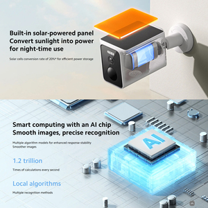 Global Ver için orijinal. Xiaomi güneş açık kamera BW400 Pro Set 10000mAh 4MP IP66 su geçirmez akıllı ev güvenlik kamerası için - Product Image 4