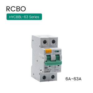 Disyuntor de corriente Residual con interruptor rcq HYCB8L-63 tipo A, 16A, 6Ka - Product Image 2