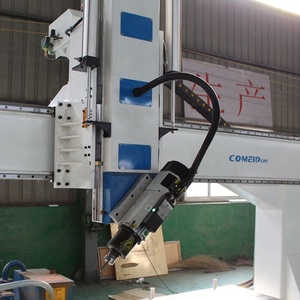 Husillo de 180 grados 9KW, modelo 3d ATC CNC, silla de madera contrachapada curvada, corte y grabado - Product Image 5