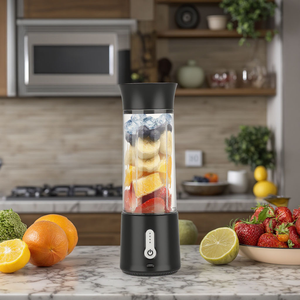 USB recarregável 500ml Travel Blender com bateria de carro à prova d'água Juicer Handle 4000mAh Capacidade Masticating função reversa - Product Image 5