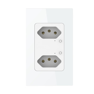 Brasiliano Tuya WiFi Smart Switch e Smart presa a muro presa di controllo vocale con Alexa/Google Home, WiFi telecomando e Timer - Product Image 5