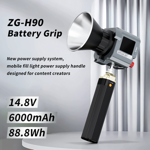 Hot Sale ZG-H90 Battery Grip with 100W PD <strong>Input</strong>/<strong>Output</strong> and D-Tap <strong>Output</strong> for Video Lights, Monitors, <strong>Cameras</strong> Portable Battery - Product Image 3