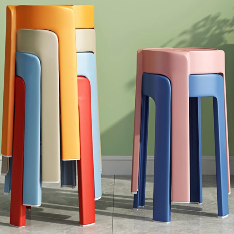 Whirlwind Stool - No upholstery, color random