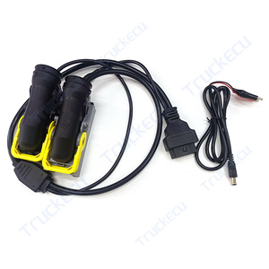 Para Mack ECU Cable de prueba de programación Ingeniería Arnés resistente Compatible con la herramienta de diagnóstico Vocom 88890030