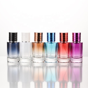 Ru Sao chai nước hoa thủy tinh 20ml 30ml Gradient màu vòng Nước hoa atomiser chai bơm lại - Product Image 4