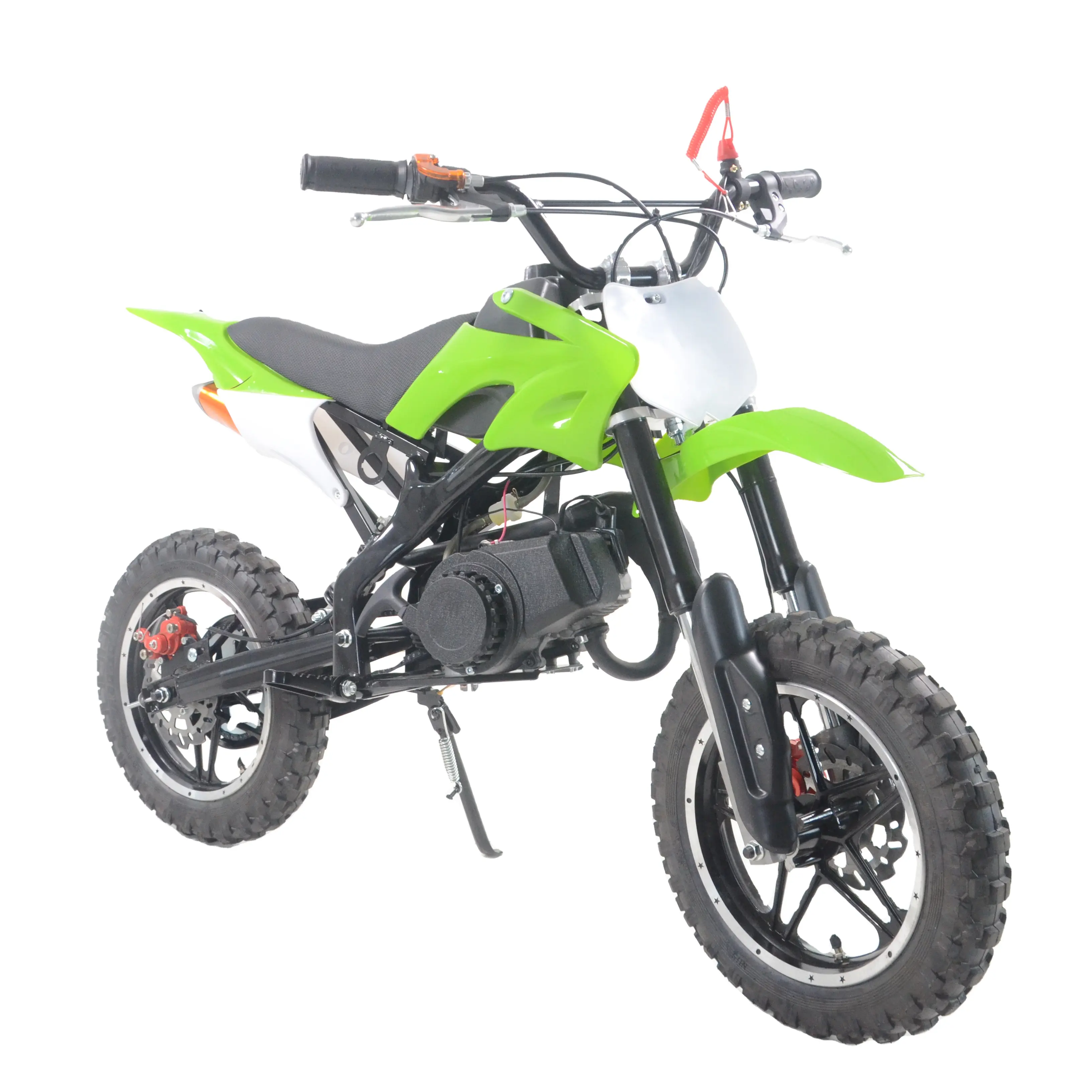 Mini 50cc Moto motosiklet, motocross, çocuklar için 49cc 50cc 2 zamanlı Mini Dirt Bike