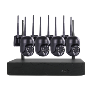 Kit de cámara de seguridad WiFi inteligente, visión nocturna, detección de movimiento, sistema de CCTV inalámbrico en tiempo Real para monitoreo del hogar, datos en la nube, IP - Product Image 1