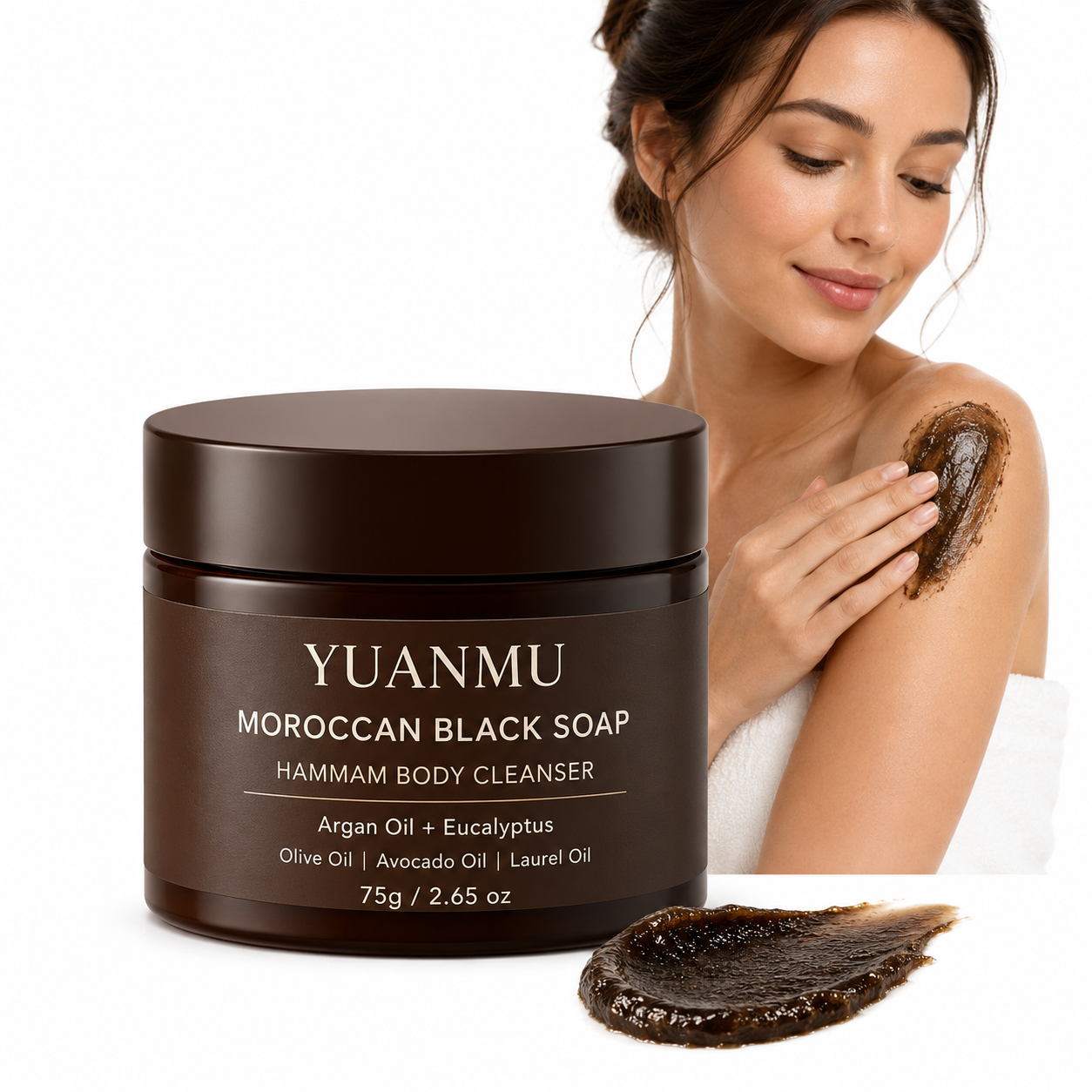 Moroccan Black Soap Hammam Body Scrub