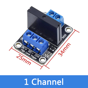 Relè 5V 12V 24V 1 2 4 8 canali per OMRON SSR modulo relè a stato solido di alto livello 250V 2A per Arduino - Product Image 3