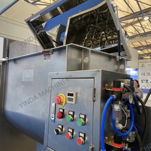 250 lít để 1000 L trộn máy ngang trục đơn Mixer thép không gỉ 304 Ribbon Máy xay sinh tố - Product Image 5
