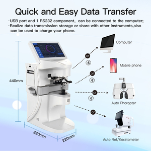Fabricante Preço Óptico Instrumento Lente Astigmatismo Análise AL-1500 Digital Lensometer Auto Lensmeter
