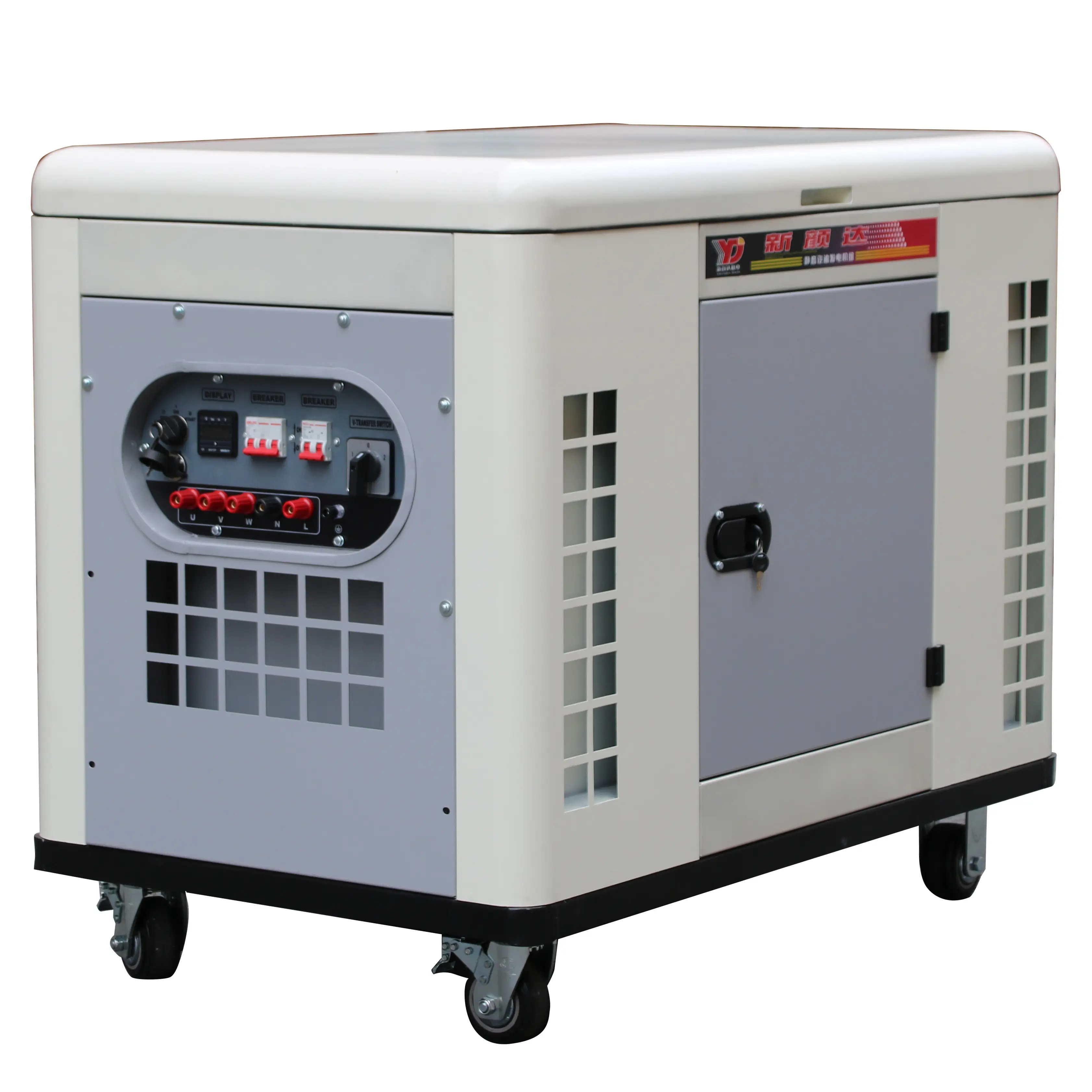 10kW dreiphasiger leiser Wechselstrom-Benzin generator für 110V 220V 230V 400V Standby-Leistung