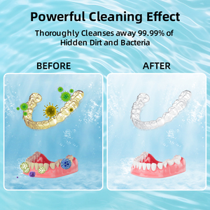 OEM bán buôn vô hình niềng răng aligners siêu âm sạch hơn Máy Chăm Sóc nha khoa giữ Cleaner CS08 - Product Image 4