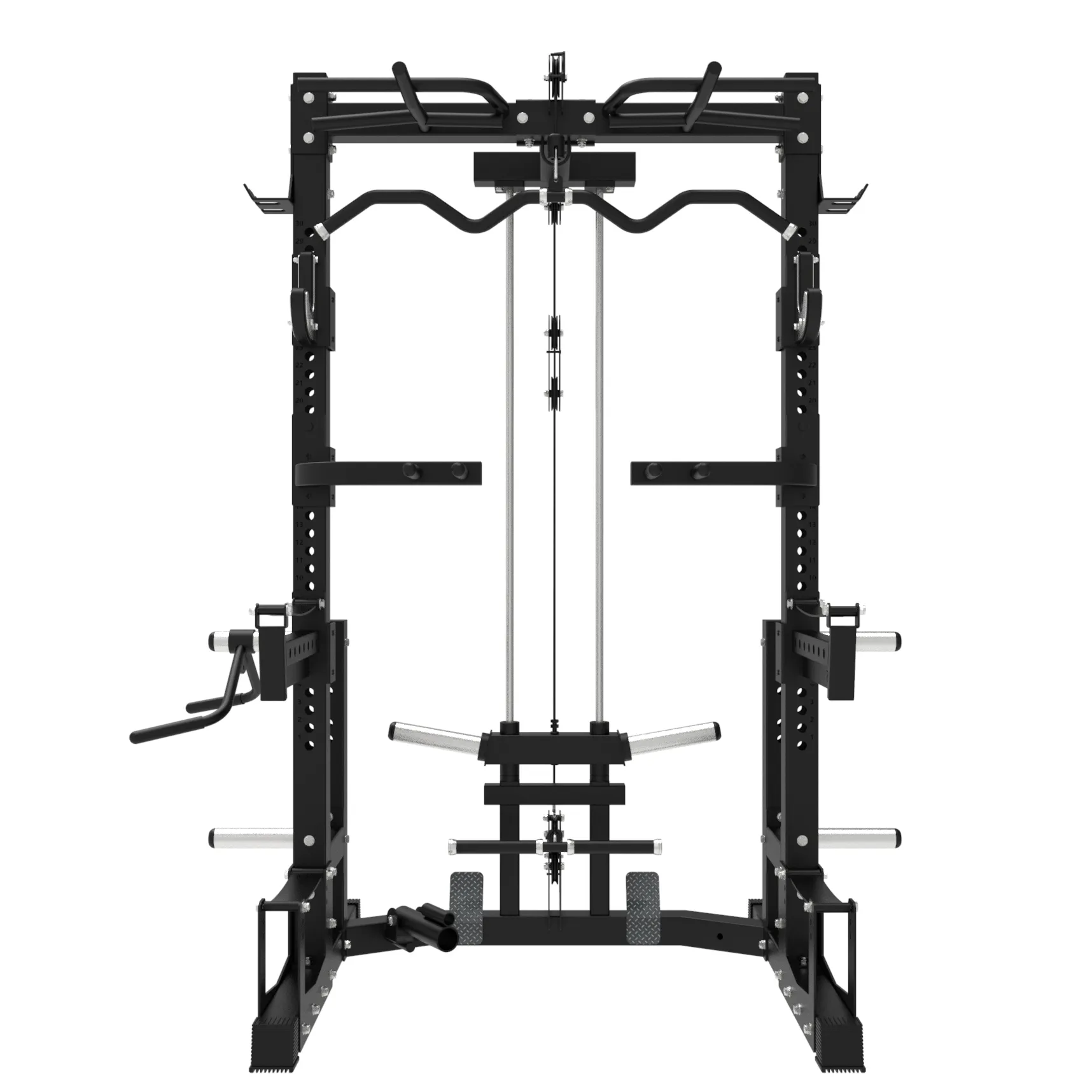 Rack per Powerlifting combinato Unisex commerciale all'ingrosso Rack combinato Half Squat Rack