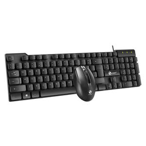 Teclado ergonómico de alta calidad T13 con cable, 104 teclas, para oficina, PC, escritorio, ratón, Kit de teclado
