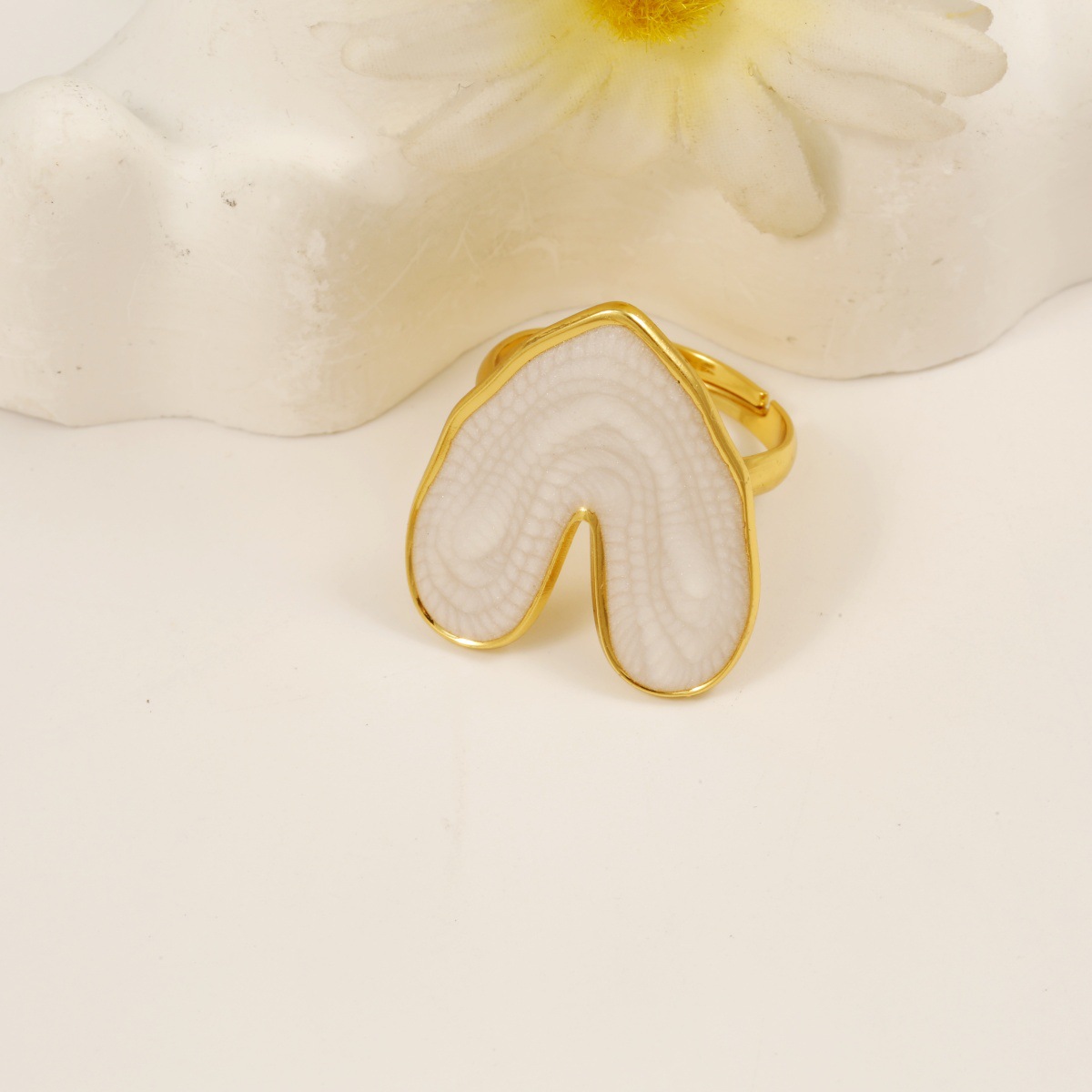 Coeur d'amour blanc