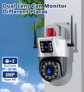Cámara IP de seguridad CCTV para exteriores, dispositivo de grabación de vídeo con Zoom 10X de 6MP, compatible con tarjeta SD 128, doble lente, red WIFI, precio bajo - Product Image 4