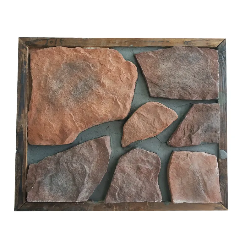 Pietra decorativa del rivestimento dell'ardesia della cultura di prezzi all'ingrosso della parete di pietra del campo della roccia 3D per le pareti