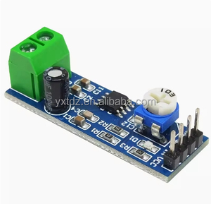 Módulo AMPLIFICADOR DE POTENCIA DE Audio YIXINTAI LM386, placa amplificadora de ganancia de 200 veces, amplificador de potencia Mono, entrada de 5V-12V - Product Image 1