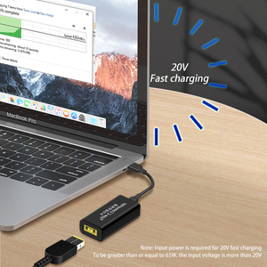Laptop PD 65W <strong>Power</strong> Multifunction Converter DC5.5 Female to TYPE-C <strong>Adapter</strong> Square Port to <strong>USB</strong>-C Converter - Product Image 3