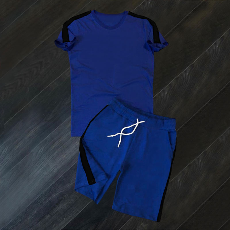 Bleu avec bande noire