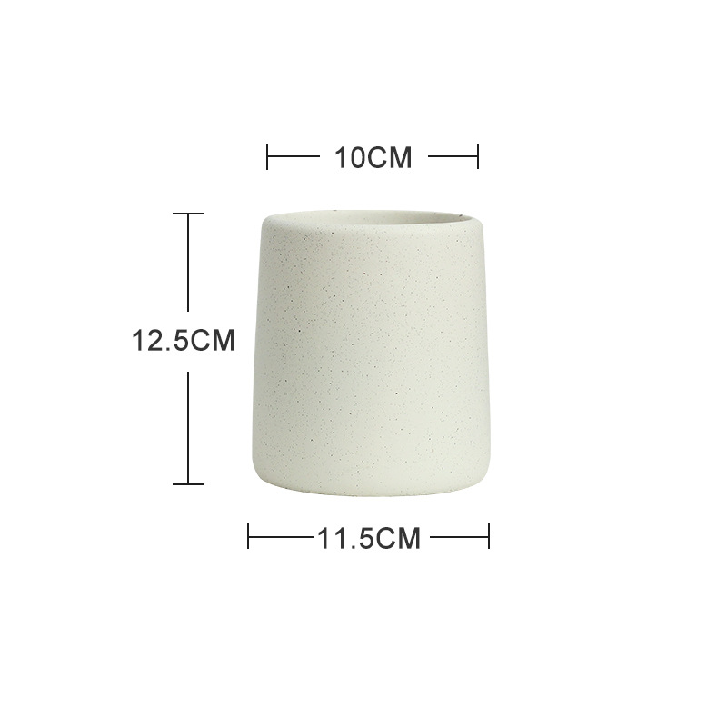 Small size with closed mouth-off white-no holes at bottom