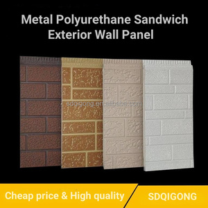 Çevre dostu sahte tuğla dış kaplama poliüretan köpük Metal cephe bina cephe için yapısal yalıtımlı Panel - Product Image 2