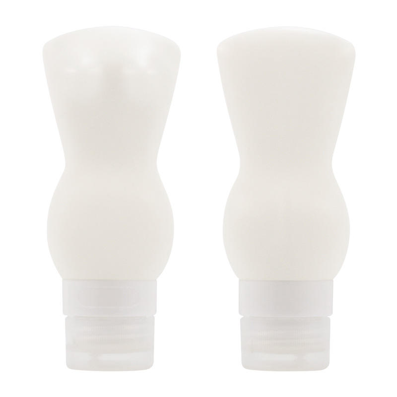 White Silicone Refillable Bottle