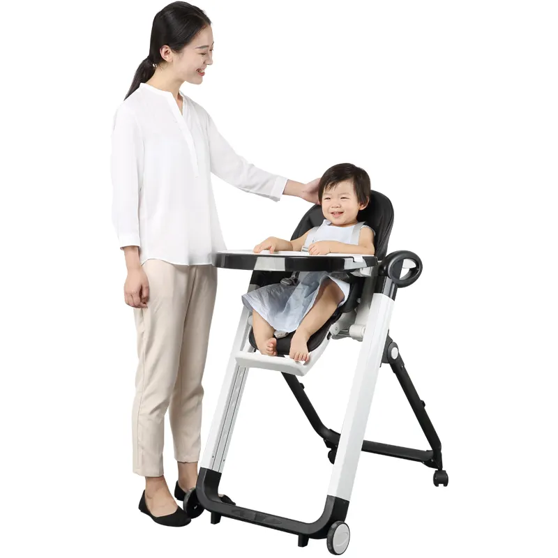 Diyvolia — cadre blanc alimentation pour bébé, chaise haute, coussin, bon marché, vente en gros